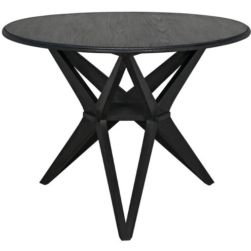 Victor 39 X 39 inch Charcoal Black Dining Table