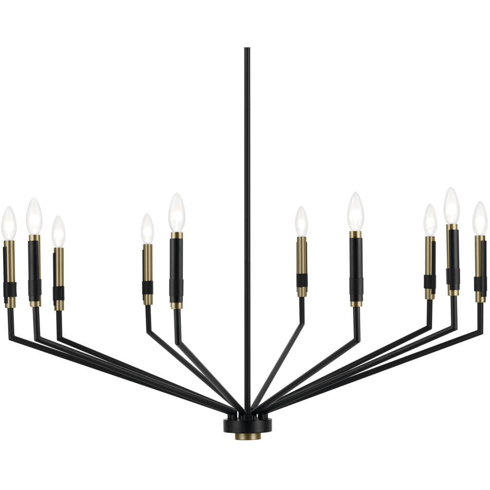 Armand 10 Light Black Chandelier Ceiling Light