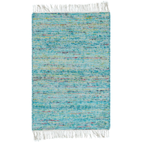 Rex 72 X 48 inch Sky Blue, Navy, Lime, Bright Pink, Cream Rug