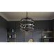 Avignon 5 Light 20 inch Matte Black Pendant Ceiling Light