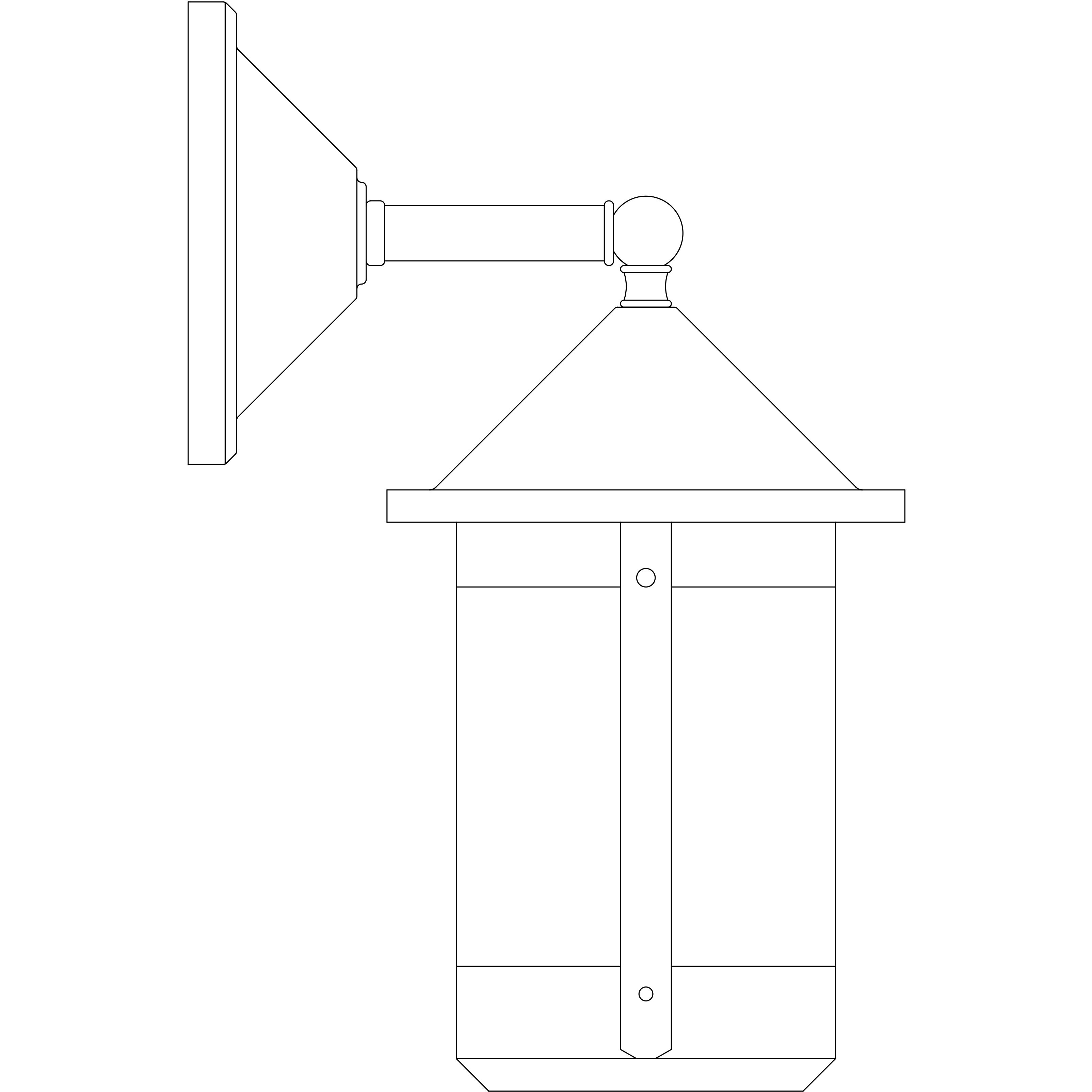 Berkeley 1 Light 14.75 inch Verdigris Patina Outdoor Wall Mount in Off White