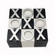 Tic-Tac-Toe 8 X 8 inch Black and White Box