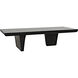 Ward 68 X 28 inch Hand Rubbed Black Coffee Table