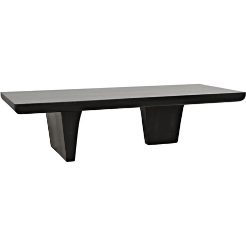 Ward 68 X 28 inch Hand Rubbed Black Coffee Table