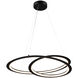Ara LED 22.8 inch Black Pendant Ceiling Light