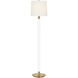 AERIN Riga 53 inch 4.6 watt Crystal and Hand-Rubbed Antique Brass Cordless Floor Lamp Portable Light