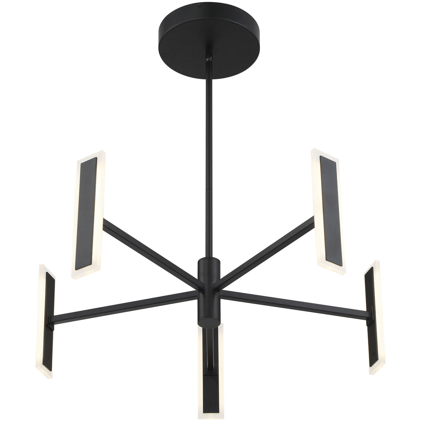 Edge LED 29.25 inch Coal Chandelier Ceiling Light