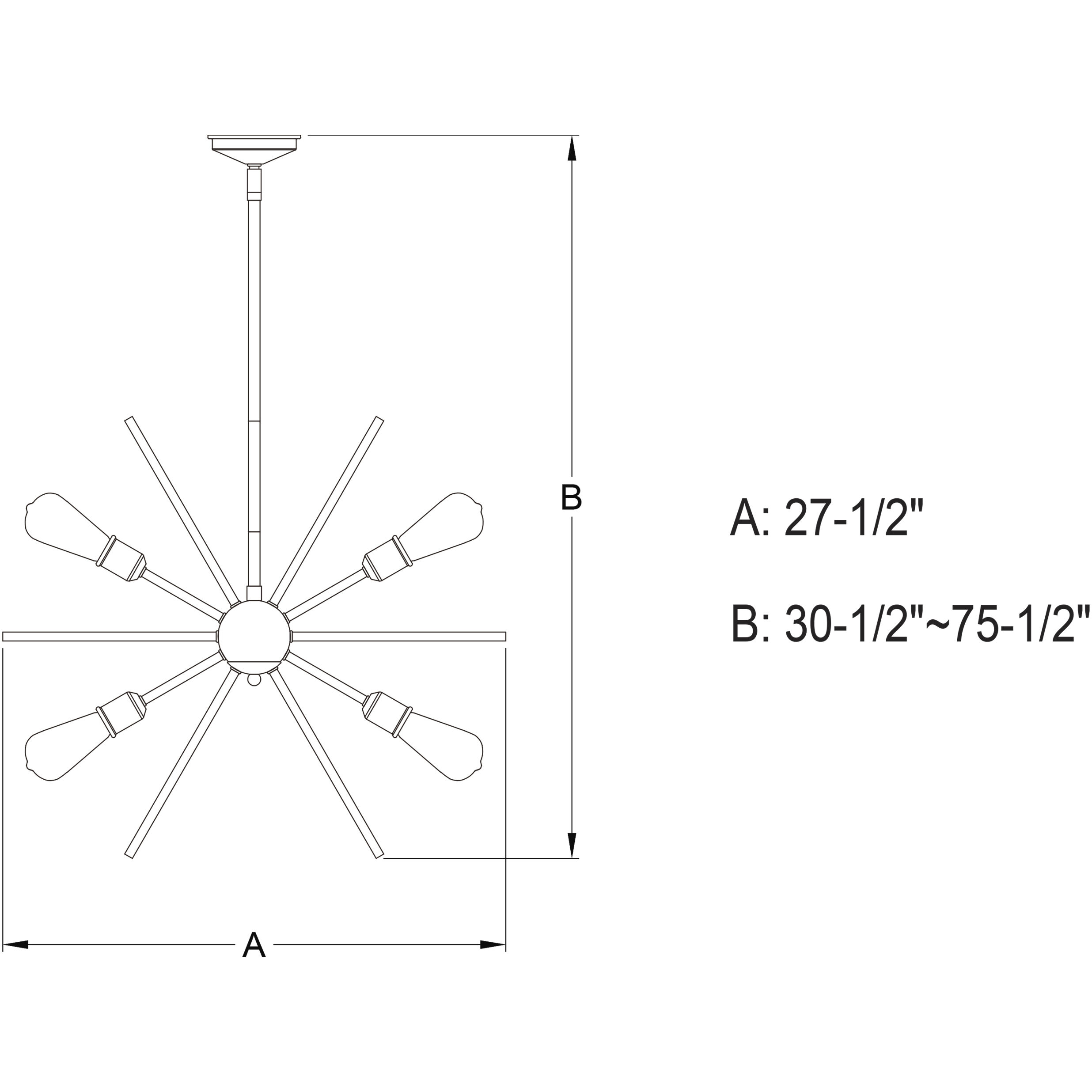 Estelle LED 27.5 inch Natural Brass Pendant Ceiling Light