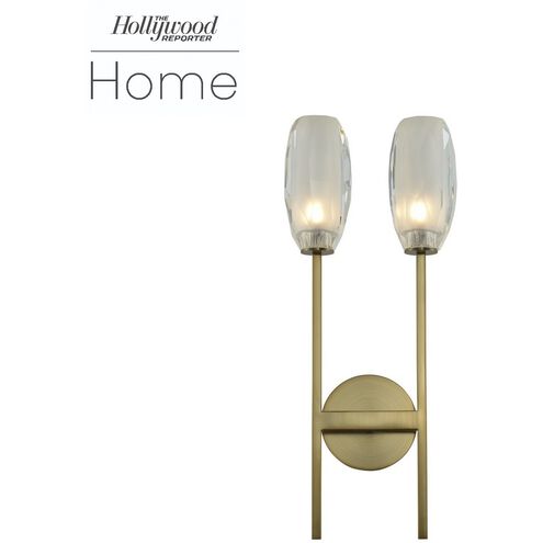 June LED 9 inch Winter Brass ADA Wall Sconce Wall Light