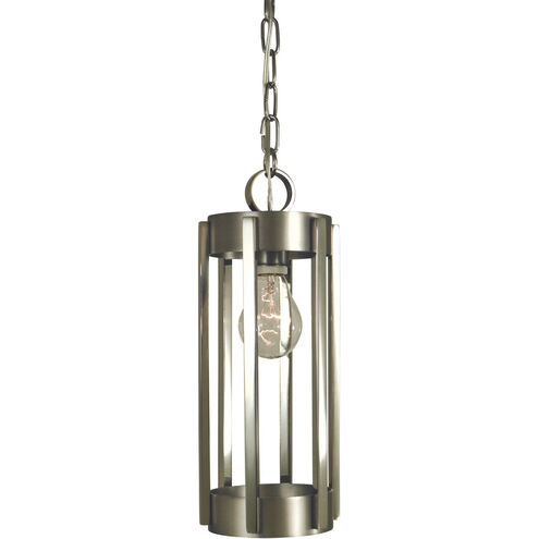 Pantheon 1 Light 5 inch Antique Brass with Matte Black Pendant Ceiling Light in Antique Brass/Matte Black