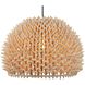 Durian 1 Light 14 inch Natural Pendant Ceiling Light