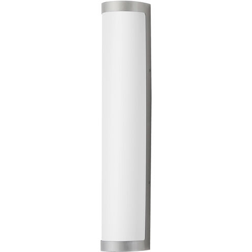 Halfpipe LED 26 inch Brushed Aluminum Outdoor Wall Mount