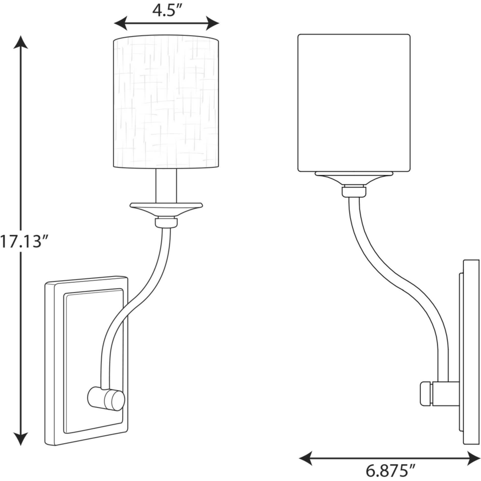 Bonita 1 Light 5 inch Polished Chrome Wall Sconce Wall Light, Design Series