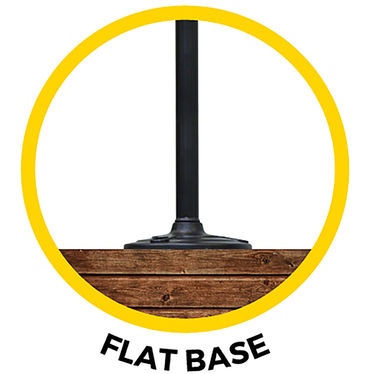 Baytown II 83 inch Black Lamp Post Set, Solar