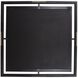 Fitzgerald 48 X 48 inch Black and Brass Mirror, Large