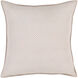 Japiko 26 X 26 inch Beige Euro Sham