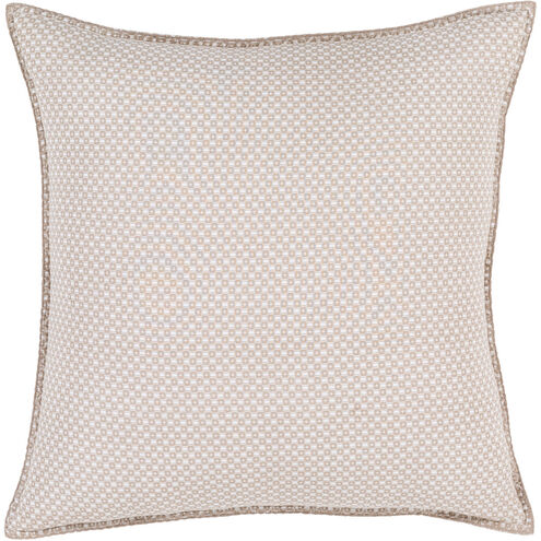 Japiko 26 X 26 inch Beige Euro Sham