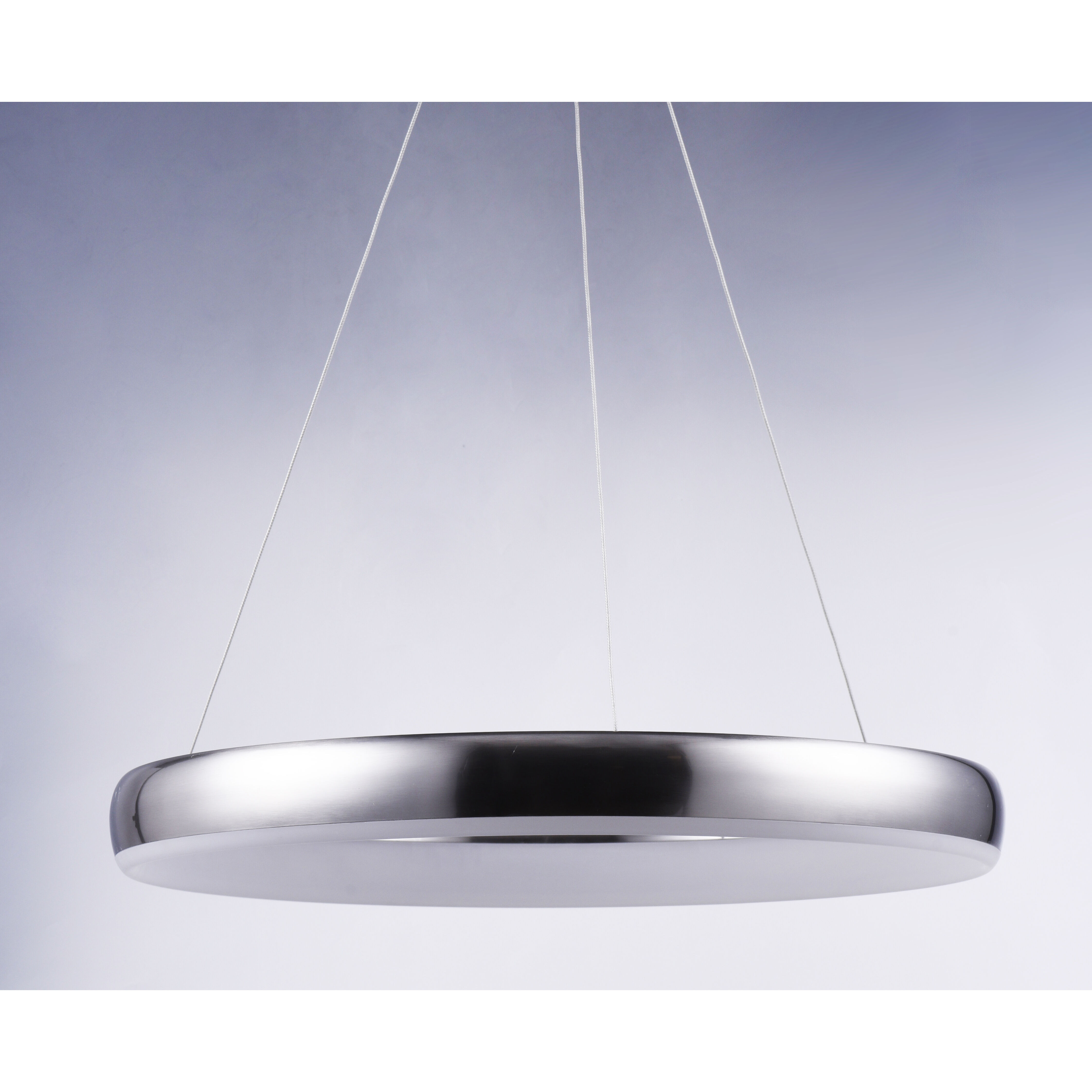 Innertube LED 23.5 inch Satin Nickel Single Pendant Ceiling Light