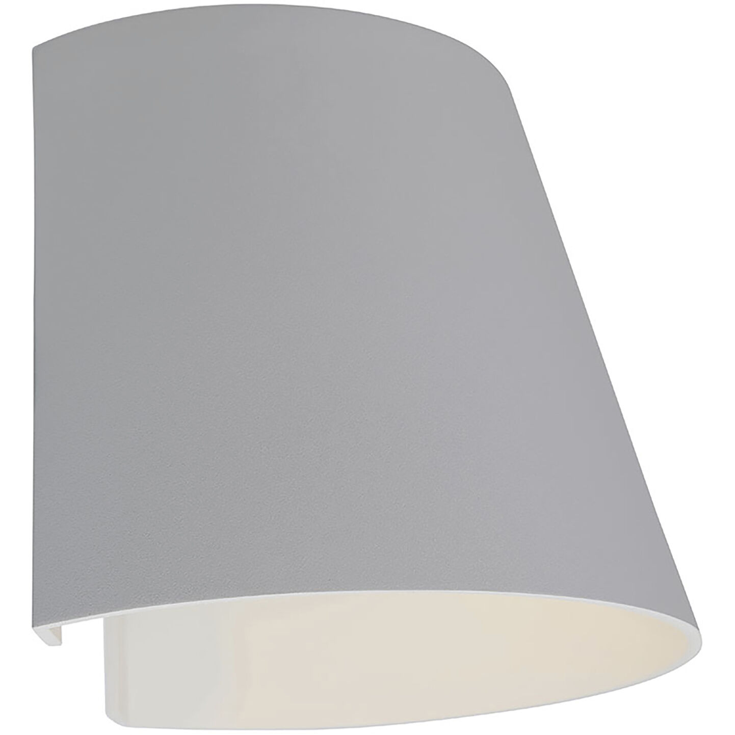 Cone LED 6 inch Satin Outdoor Wall Sconce