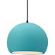Radiance LED 10 inch Reflecting Pool and Matte Black Pendant Ceiling Light