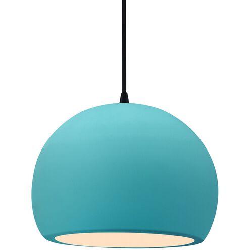 Radiance LED 10 inch Reflecting Pool and Matte Black Pendant Ceiling Light