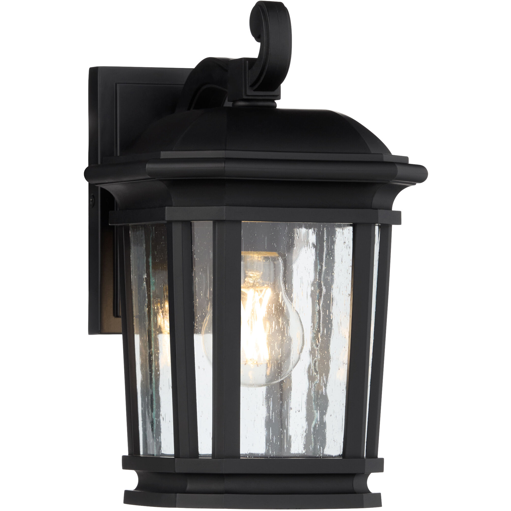 Murphy 1 Light 9.5 inch Matte Black Outdoor Wall Lantern