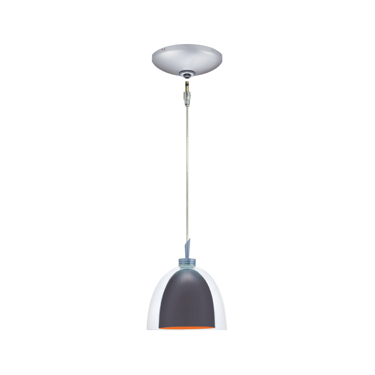 Lina 1 Light 5.13 inch Satin Nickel Mini Pendant Ceiling Light