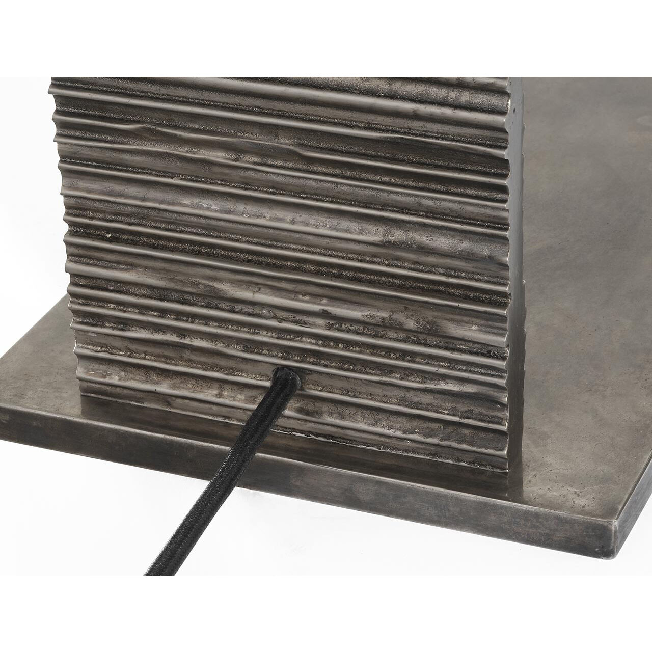 Anne-Marie Barton Fumar 54.75 inch 8.00 watt Ridged Graphite Statement Floor Lamp Portable Light