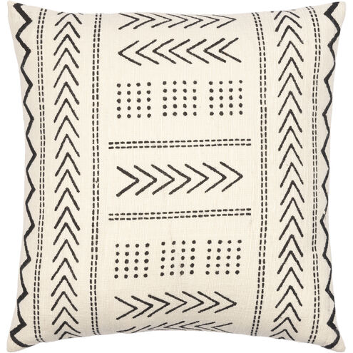 Malian 18 inch Cream Pillow Kit in 18 x 18, Square