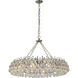 AERIN Bellvale LED 36.5 inch Polished Nickel Ring Chandelier Ceiling Light, Large