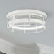 Amora LED 15 inch White Flush Mount Ceiling Light