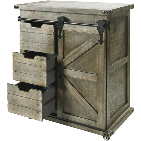 Presley Driftwood Grey Cabinet
