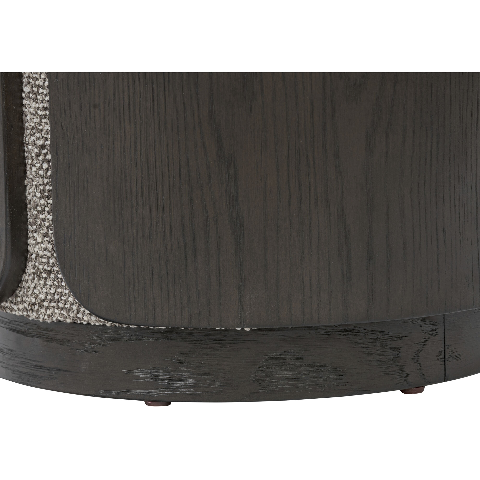 Hutton 18 inch Dark Brown Oak with Earth Ottoman