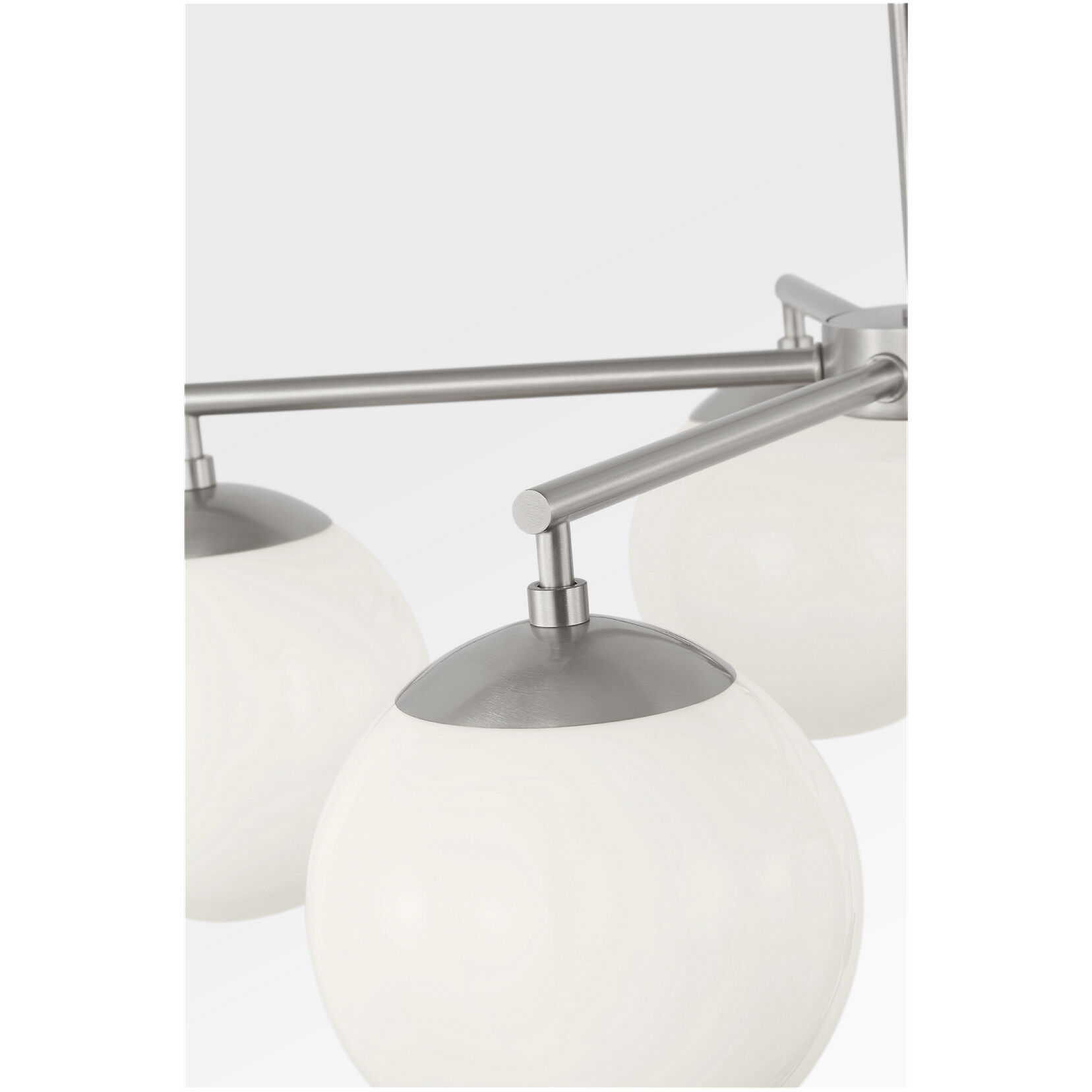Nube LED 26 inch Brushed Nickel Chandelier Ceiling Light