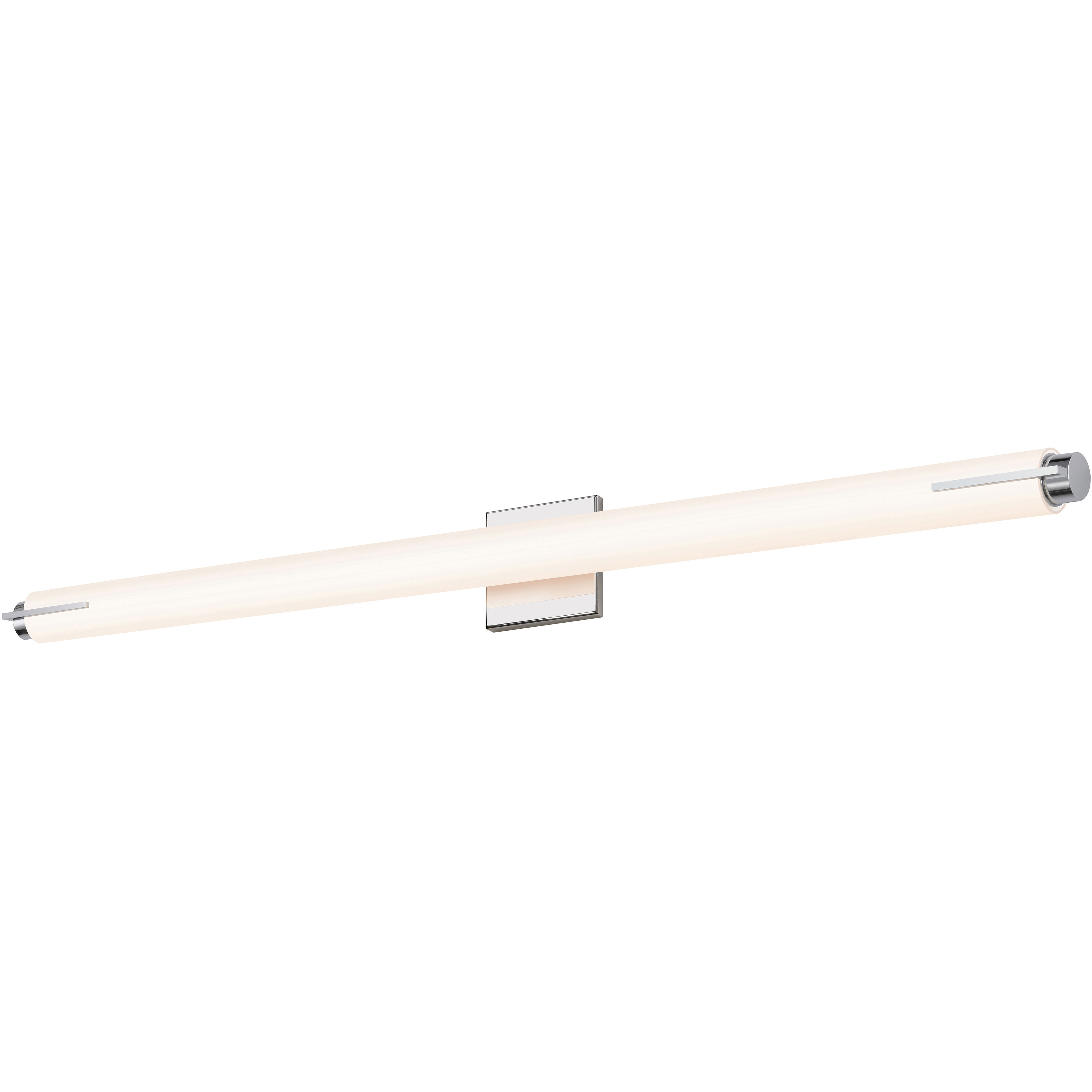 Tubo Slim LED 40 inch Polished Chrome Bath Bar Wall Light with Spine Trim
