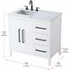 Millie 36 X 35 inch White Bathroom Vanity Cabinet