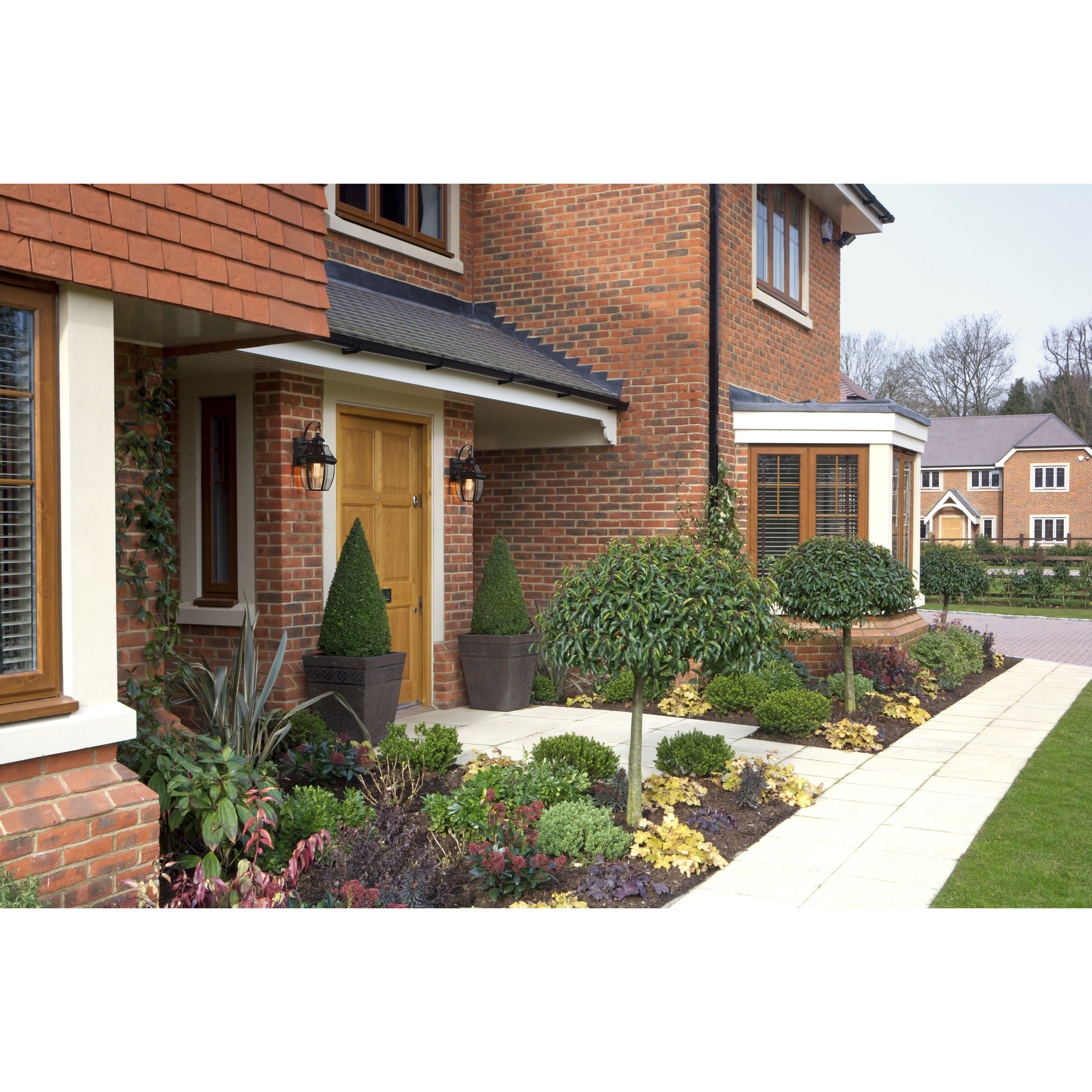 Westover 1 Light 13.75 inch Black Outdoor Wall Light