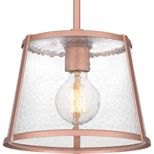 Labrant 1 Light 10.5 inch Matte Rose Gold Mini Pendant Ceiling Light