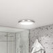 ModPLUS LED 12 inch Brushed Steel Flush Mount Ceiling Light