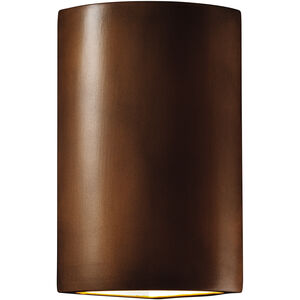Ambiance LED 8 inch Antique Copper Wall Sconce Wall Light