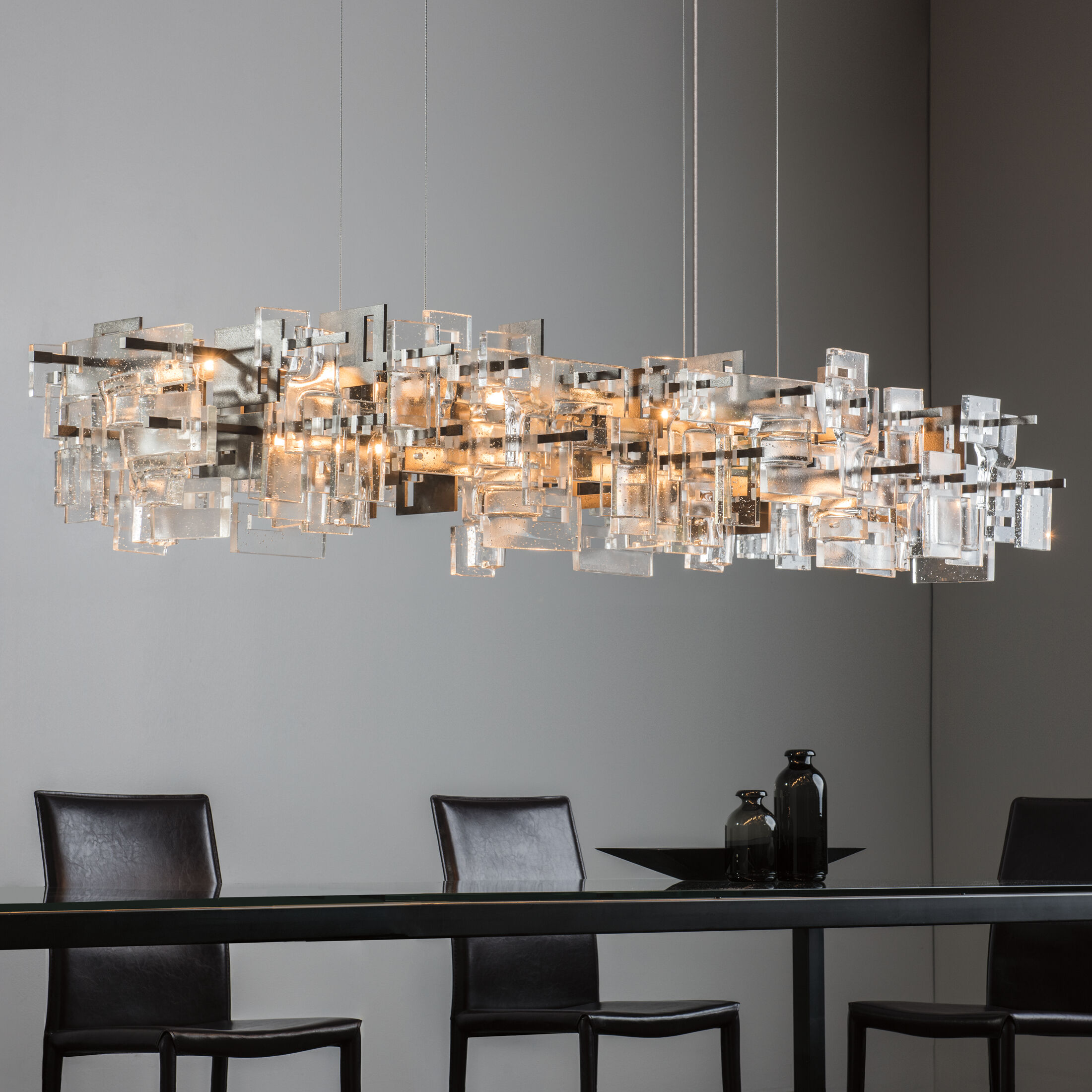 Fusion 16 Light 75.8 inch Dark Smoke Pendant Ceiling Light