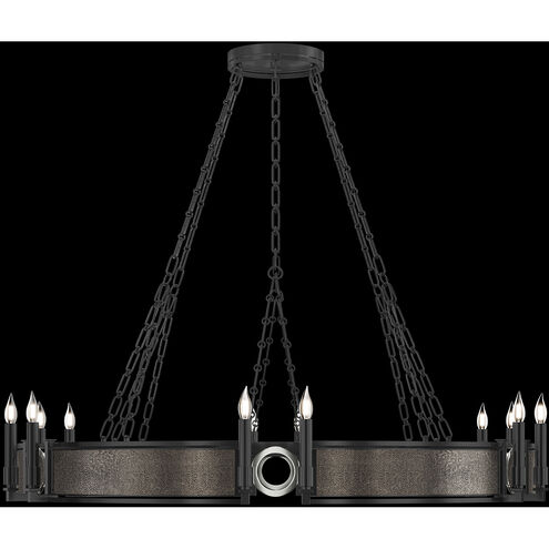 Mirage 12 Light 49.75 inch Black Chandelier Ceiling Light
