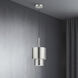 Zolana 1 Light 8.5 inch Brushed Nickel Mini Pendant Ceiling Light