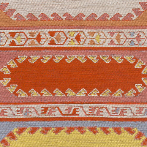 Sajal 120 X 96 inch Orange Handmade Rug in 8 x 10, Rectangle