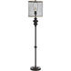 Signature 64 inch 100 watt Black Metal Floor Lamp Portable Light