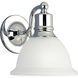 Madison 1 Light 7.63 inch Polished Chrome Bath Vanity Wall Light