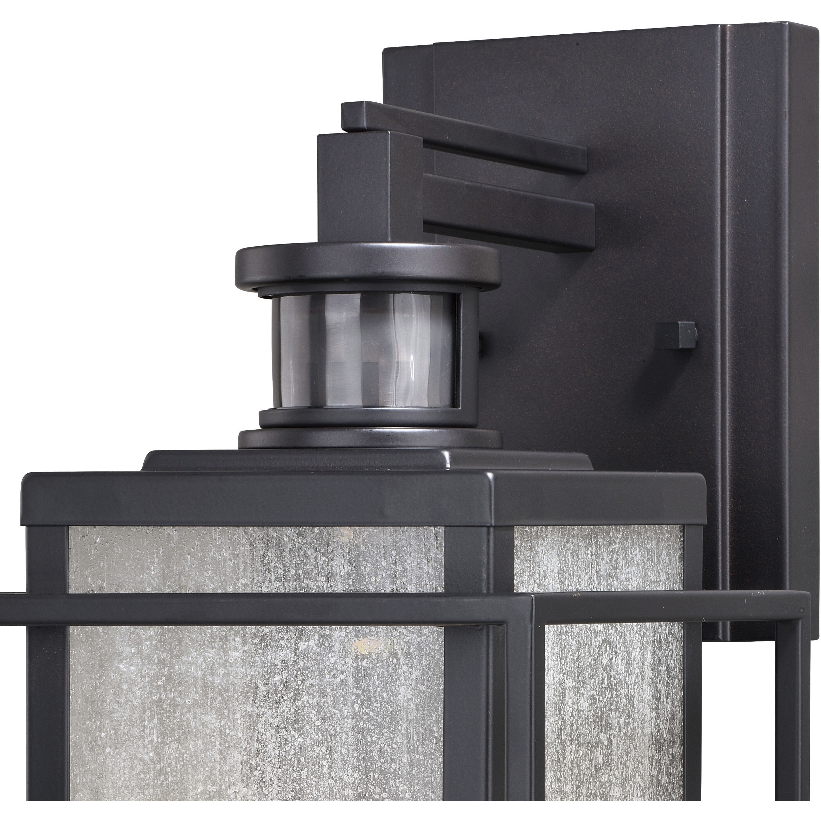 Hyde Park Espresso Bronze Outdoor Motion Sensor, Dualux