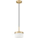 Renaud LED 6.75 inch Modern Gold Pendant Ceiling Light