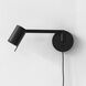 Ascoli 11.26 inch Matte Black Interior Reading Light Wall Light