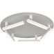 Gammahydrae AC LED LED 19.75 inch Matte White Flush Mount Ceiling Light